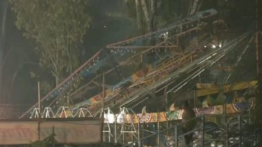 Surajkand Mela Tragedy: Police Official Dead, 13 Injured As Joyride Collapses at Fair in Faridabad (Watch Videos)