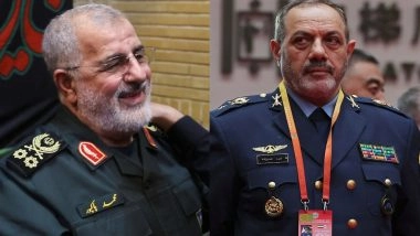 Iran Leadership Targeted: Iranian Defence Minister Amir Nasirzadeh, IRGC Commander Mohammed Pakpour Killed in Israeli Strikes, Says Reports