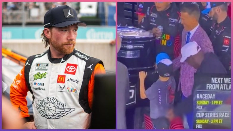 Tyler Reddick Reacts to Michael Jordan Viral Video With Son After Daytona 500 Victory