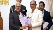 Yumnam Khemchand Singh Sworn In as Manipur&rsquo;s 13th Chief Minister After President&rsquo;s Rule Revoked (Watch Video)