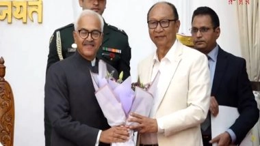 Yumnam Khemchand Singh Sworn In as Manipur&rsquo;s 13th Chief Minister After President&rsquo;s Rule Revoked (Watch Video)