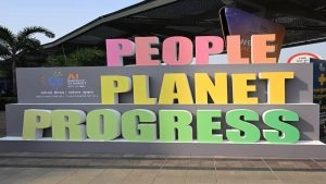 technology-PM Narendra Modi Inaugurates India AI Impact Expo 2026 at Bharat Mandapam, Interacts With Startups and Tech Leaders (Watch Video)