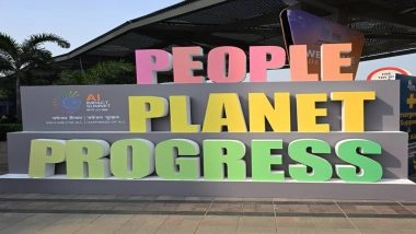 PM Narendra Modi Inaugurates India AI Impact Expo 2026 at Bharat Mandapam, Interacts With Startups and Tech Leaders (Watch Video)