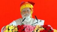 INC Has Now Become &lsquo;Muslim League-Maoist Congress, Says PM Narendra Modi in Ajmer (Watch Video)