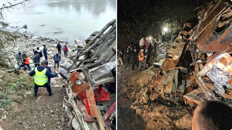 Nepal Bus Accident: 17 Killed as Bus From Pokhara to Kathmandu Plunges Into Trishuli River in Dhading District, 27 Injured