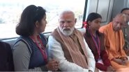 PM Narendra Modi Flags Off Meerut Metro, Namo Bharat Train, Interacts With Students Onboard (Watch Videos)