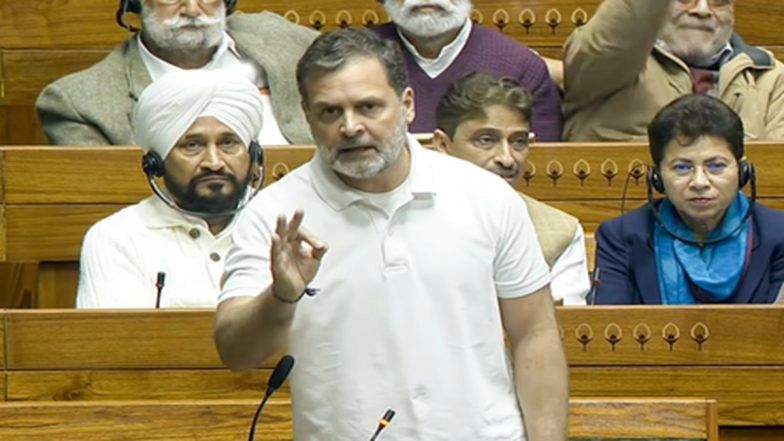 Women Reservation Bill Debate: Rahul Gandhi Calls Govt Move a ‘Façade’, Says It’s an Attempt to Change India’s Electoral Map (Watch Video)