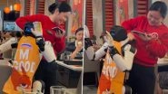 Robot Viral Video: Dancing Robot Glitches at Haidilao Hotpot Restaurant in California, Sends Plates Flying