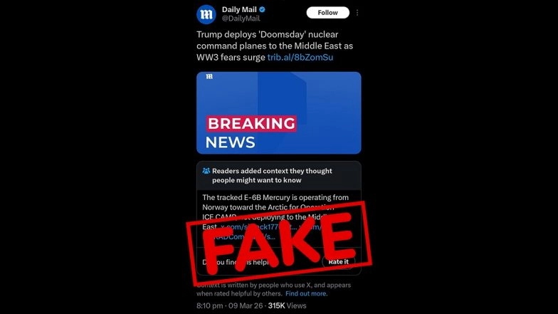 Did US Deploy Planes Carrying Nuclear-Capable ‘Doomsday Missile’ in Middle East Amid World War 3 Fears?