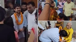 Ishan Kishan Visits Grandparents in Nawada Post T20 World Cup 2026 Success (Watch Video)