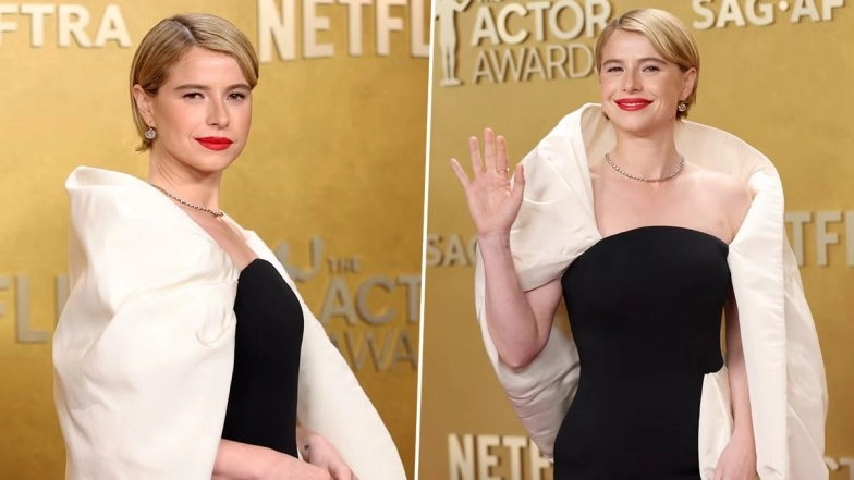 2026 Actor Awards: Jessie Buckley Wins Best Actress for &lsquo;Hamnet&rsquo;; Stuns in Veiled Balenciaga Bustier Dress for &rsquo;30s Glamour Theme (View Post)