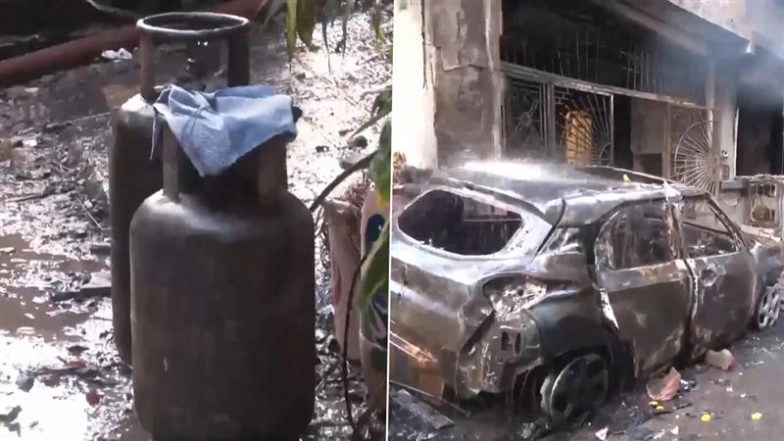 Madhya Pradesh: 7 Lives Lost in Indore House Fire; Rescue Operations Underway in Brijeshwari Annexe (Watch Video)