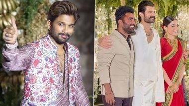 Did Allu Arjun’s Bouncer Push Jr NTR’s Body Double Eshwar Harris at VIROSH Wedding Reception? Here’s What Happened (Watch Video)