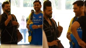 MS Dhoni and Suresh Raina Share Emotional Reunion at CSK ‘Roar 26 Event' (Watch Video)