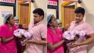 Viral Video: Chennai Doctor Hands Newborn to Trembling Father in Clip With 198 Million Views