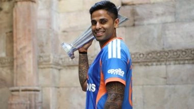 ICC T20 World Cup 2026 Champion Captain Suryakumar Yadav Visits Historic Adalaj Ni Vav for Trophy Photoshoot in Gujarat