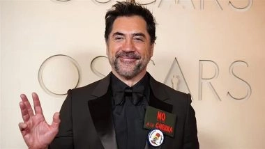 Oscars 2026: Javier Bardem Joins Priyanka Chopra on Stage To Call for &lsquo;Free Palestine&rsquo; and an End to War (Watch Video)