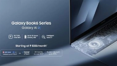 Samsung Galaxy Book6, Samsung Galaxy Book6 Pro, Samsung Galaxy Book6 Ultra Launched in India; Price, Specifications and Features Here