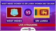 West Indies Women vs Sri Lanka Women Free Live Cricket Streaming Online, 2nd T20I 2026