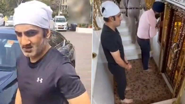 Gautam Gambhir Offers Prayers at Gurudwara Shri Rakab Ganj Sahib After India Lift T20 World Cup 2026 (Watch Video)