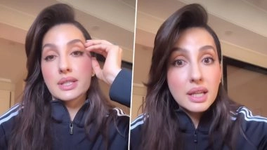 Nora Fatehi Finally Breaks Silence on ‘Sarke Chunar Teri Sarke’ Song Controversy, Says She Had No Idea About Hindi Translation (Watch Video)