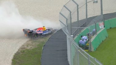 Max Verstappen Crash Video: Red Bull Driver Hits Barrier, Exits Australian GP F1 Qualifying Early
