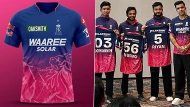 Rajasthan Royals Jersey for IPL 2026 Unveiled