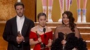 Oscars 2026: &lsquo;KPop Demon Hunters&rsquo; Wins Best Animated Feature, Director Maggie Kang Apologises to Koreans As &lsquo;It Took So Long&rsquo; (Watch Video)