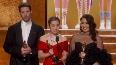 Oscars 2026: ‘KPop Demon Hunters’ Wins Best Animated Feature, Director Maggie Kang Apologises to Koreans As ‘It Took So Long’ (Watch Video)