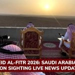Eid al-Fitr 2026 Moon Sighting in Saudi Arabia Live News Updates: KSA Gears Up for Shawwal Crescent