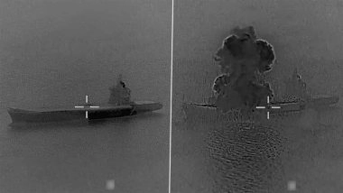 US Destroys Iranian Drone Carrier Ship, CENTCOM Shares Video