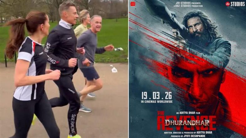 ‘I Watched Dhurandhar’: Finnish President Alexander Stubb Discusses Ranveer Singh’s Film With Canada PM Mark Carney During Hyde Park Jog (Watch Video)