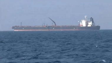 Russian Tanker ‘MT Aqua Titan’ Laden With Oil Arrives in India; Docks off Mangaluru Coast (Watch Video)