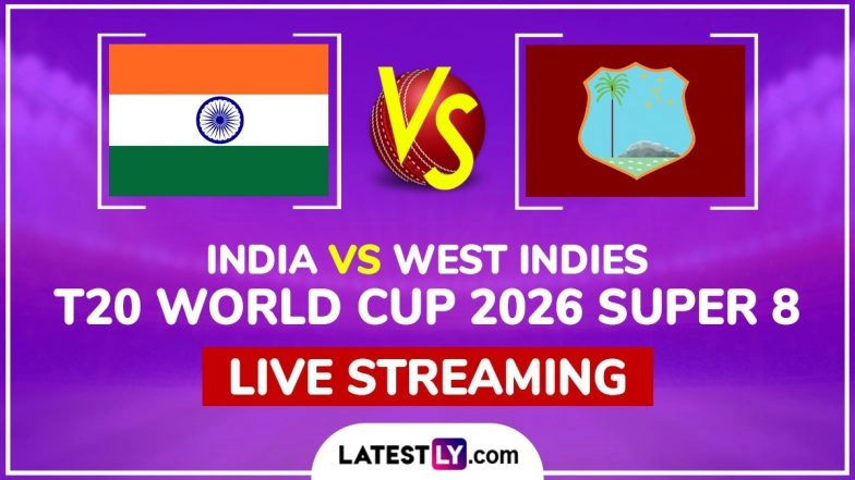 India vs West Indies Live Streaming and Free Telecast, T20 World Cup 2026 Super 8 Match