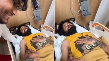 UK07 Rider Aka Anurag Dobhal Smiles in FIRST Video From Hospital After Suicide Attempt; Thara Bhai Jogindar and Tehelka Visit Him (Watch Videos)