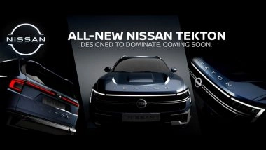Nissan Tekton SUV Spotted Testing in India; Check Design, Engine Specs and More Ahead of Launch in India