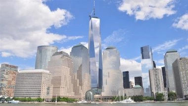 One World Trade Centre Hit by Lightning: Dramatic Video Shows Lightning Strike on US Tallest Building in NYC