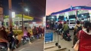 Panic Buying Drains Thailand Fuel Pumps: Government Says No Real Shortage, Urges Public Calm (Watch Videos)