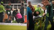 PAK vs BAN 2nd ODI 2026: Pakistan All-Rounder Hussain Talat Hospitalised After Sustaining Shoulder Injury