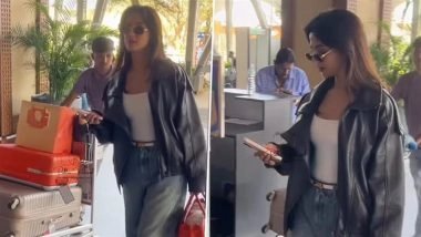 &lsquo;Jannat&rsquo; Actress Sonal Chauhan Returns to Mumbai Safely After Being Stranded in Dubai Amid Iran-Israel War (Watch Video)
