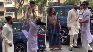 sports-Ashish Nehra Shares Adorable Moment with Yuvraj Singh’s Son Orion at Gaurav Kapur-Kritika Kamra Wedding (Watch Video)