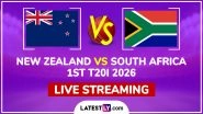 New Zealand vs South Africa Live Streaming Online and Free Telecast, 1st T20I 2026 New Zealand vs South Africa Live Streaming Online and Free Telecast, 1st T20I 2026