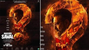 ‘Aakhri Sawal’: ‘Dhurandhar 2’ Star Sanjay Dutt’s Next Film To Arrive in Theatres on THIS Date, First Look Poster Out