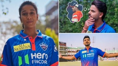 Delhi Capitals Launch 'Tiger-Inspired' IPL 2026 Jersey with Stars Jemimah Rodrigues, Axar Patel and Nitish Rana (Watch Video)