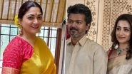 Khushboo Sundar REACTS to Thalapathy Vijay and Trisha Krishnan&rsquo;s Viral Wedding Reception Appearance, Says &lsquo;It Is Their Personal Life&rsquo;