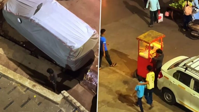 Viral Video: Street Vendor Urinates in Public, Then Packs Popcorns Without Washing Hands in Thane