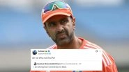 Ravi Ashwin Reacts to Laxman Sivaramakrishnan's 'I Am Retiring from Commentary for BCCI' Post