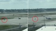 Florida Man Drives Mustang Through Daytona Beach International Airport Gate, Tries To Board Planes in Shocking Breach (Watch Video)