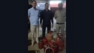 Delhi: 2 Arrested in Separate Illegal LPG Refilling Rackets; Cylinders and Equipment Seized