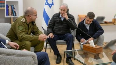 Benjamin Netanyahu Death Rumours: Israel Releases New Photo of PM Ordering Strikes on Iranian Officials